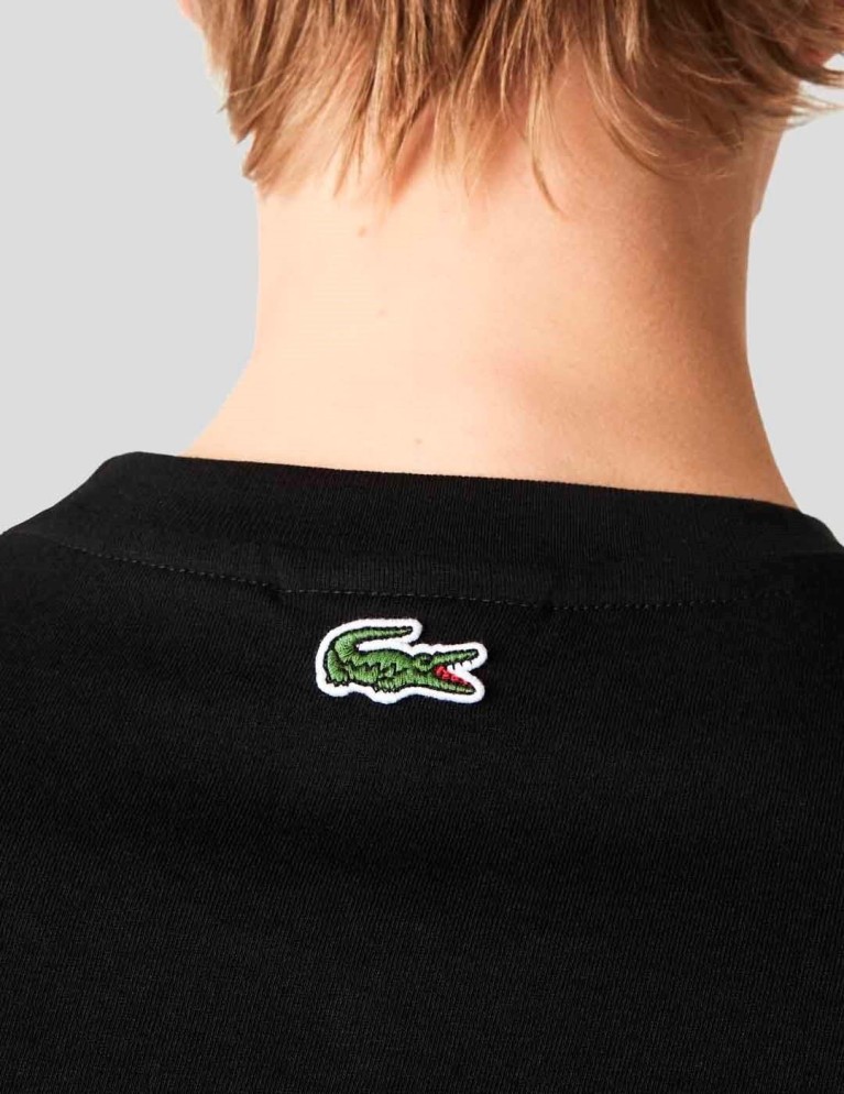 T-shirt LACOSTE th1228 tee black